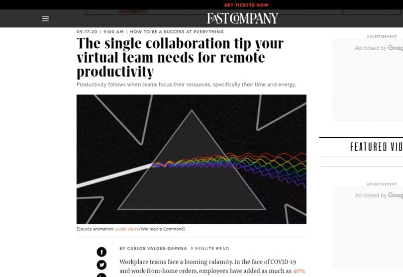 Lectura recomendada: Lo que su equipo de trabajo virtual necesita para mejorar la productividad remota