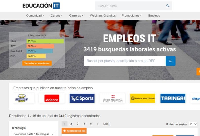 Semillero de talentos IT: cómo funciona la bolsa de empleos de tecnología de EducaciónIT