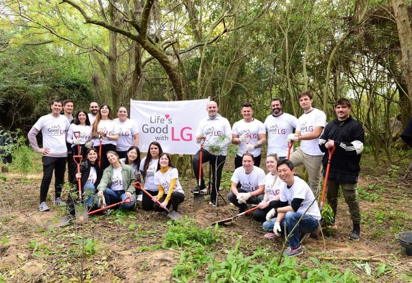 Acción de voluntariado en LG