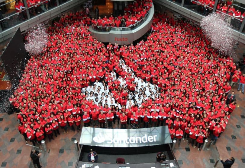 Banco Santander, elegida como una de las 25 mejores empresas del mundo para trabajar 